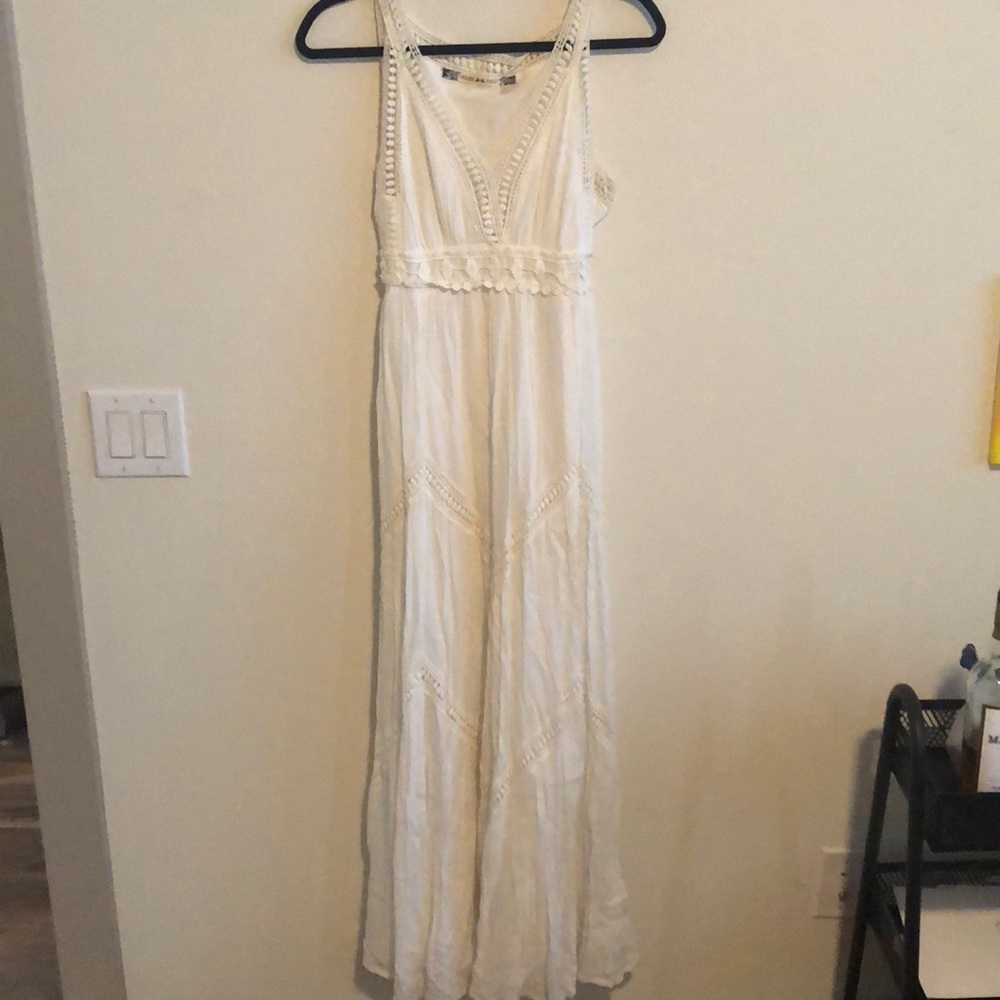 Cream maxi dress